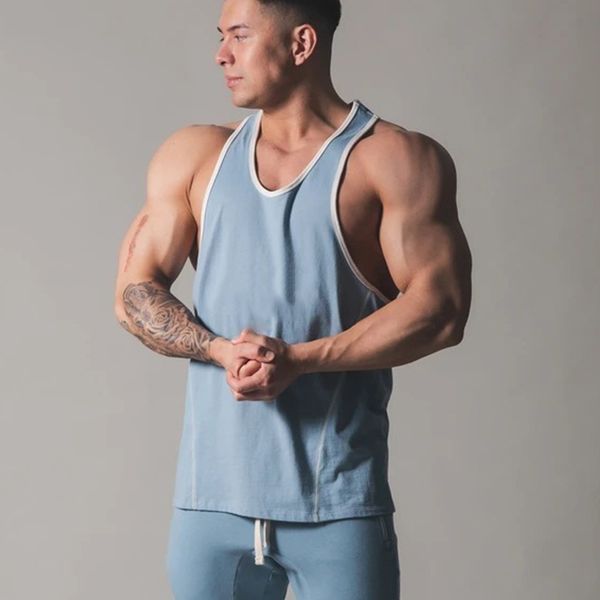 men' tank brand gym men cotton bodybuilding workout vest fitness causal solid sportwear summer sport sleeveles, White;black
men' tank brand gym men cotton bodybuilding workout vest fitness causal solid sportwear summer sport sleeveles, White;black