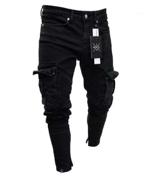 jeans fashion pocket patwork pencil pants casual street style black jeans men clothing mens designer hole, Blue
jeans fashion pocket patwork pencil pants casual street style black jeans men clothing mens designer hole, Blue