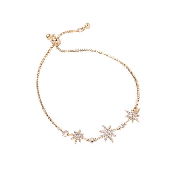 fashion cubic zirconia stars gold bracelet box chain charm adjustable bracelet for women fashion jewelry 2020, Golden;silver
fashion cubic zirconia stars gold bracelet box chain charm adjustable bracelet for women fashion jewelry 2020, Golden;silver