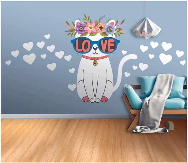 3d wallpaper custom p mural on the wall cute caring cat children's room home decor p wallpaper for living room home interior
3d wallpaper custom p mural on the wall cute caring cat children's room home decor p wallpaper for living room home interior