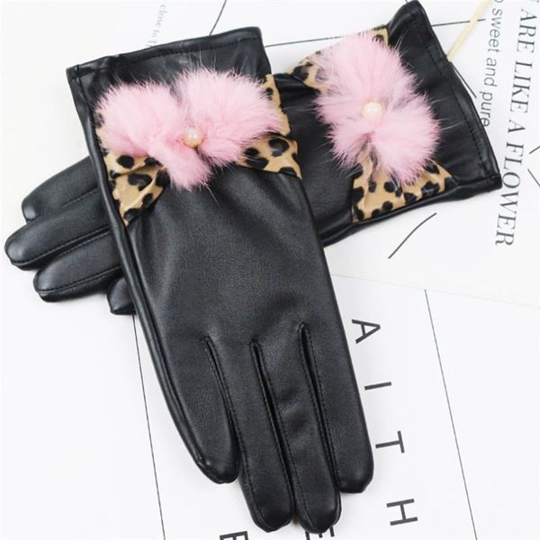 new women' gloves genuine leather winter warm fluff woman soft female fur lining riveted clasp high-quality mittens j6, Blue;gray
new women' gloves genuine leather winter warm fluff woman soft female fur lining riveted clasp high-quality mittens j6, Blue;gray