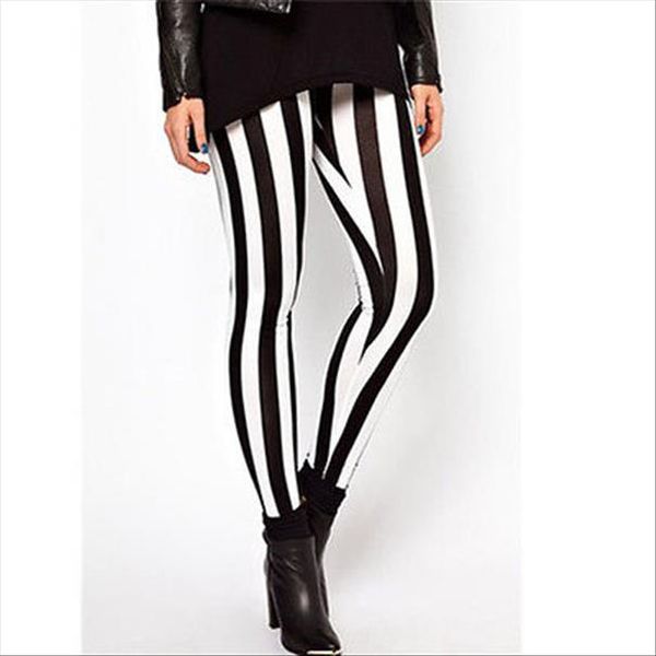 2020 leggings plus size women casual black white stripes stretch leggings long pants
2020 leggings plus size women casual black white stripes stretch leggings long pants