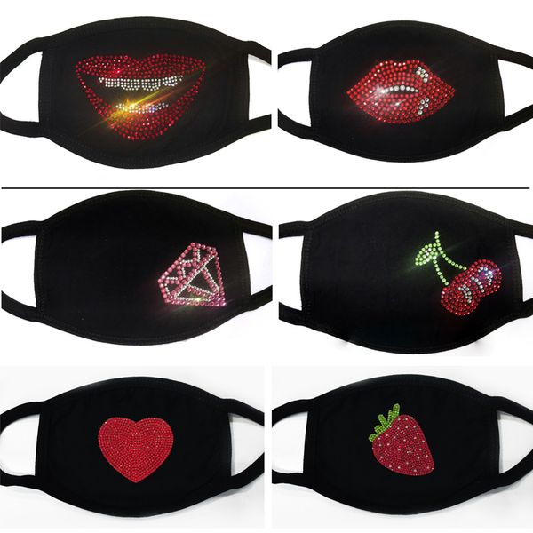 dhl 2020 dustproof face mask bling bling diamond protective mask pm2.5 mouth masks washable reusable women colorful rhinestones face mask
dhl 2020 dustproof face mask bling bling diamond protective mask pm2.5 mouth masks washable reusable women colorful rhinestones face mask