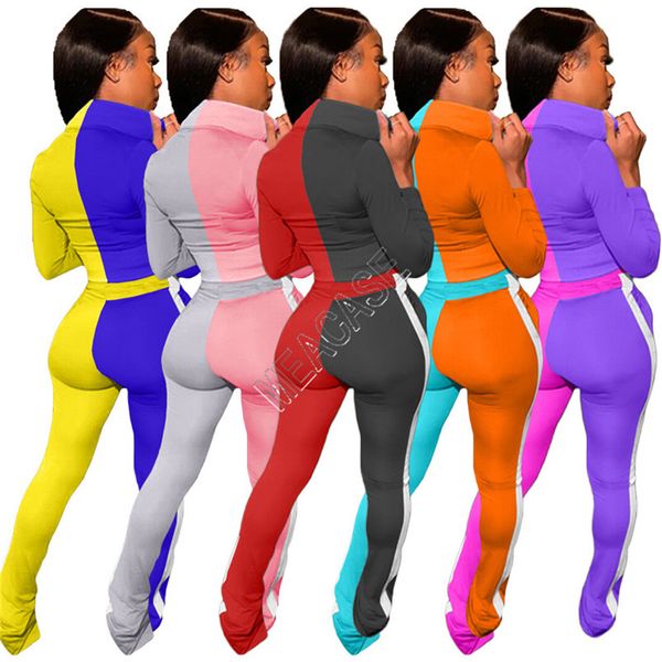 женщины tracksuit конструкторы контраст цвет заплатка куртка crop top coat светоотражающих нашивки штаны с длинными рукавами комплекты из дв, White
женщины tracksuit конструкторы контраст цвет заплатка куртка crop top coat светоотражающих нашивки штаны с длинными рукавами комплекты из дв, White