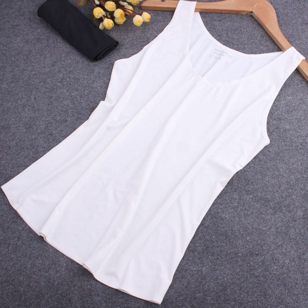 camisoles & tanks milk silk ice vest seamless sling female summer t-shirt thin wrap chest underwear tank women camisole singlet halter, Black;white
camisoles & tanks milk silk ice vest seamless sling female summer t-shirt thin wrap chest underwear tank women camisole singlet halter, Black;white
