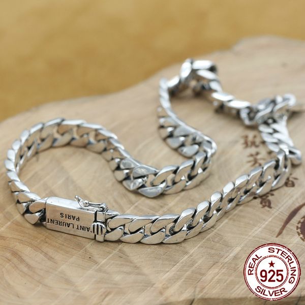 100% s925 sterling silver necklace personality fashion retro versatile jewelry simple glossy punk style gift for lover 2019 new hot, Black
100% s925 sterling silver necklace personality fashion retro versatile jewelry simple glossy punk style gift for lover 2019 new hot, Black