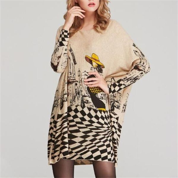 womens clothing ladies big yards knitted sweaters women loose print batwing sleeve o neck long pullover sweater, White;black
womens clothing ladies big yards knitted sweaters women loose print batwing sleeve o neck long pullover sweater, White;black