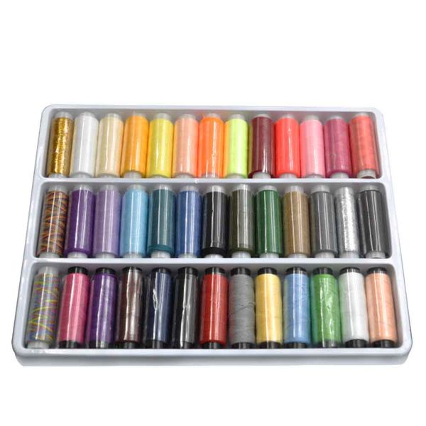 39 spools assorted colors soft polyester sewing thread kit 200 yard embroidery
39 spools assorted colors soft polyester sewing thread kit 200 yard embroidery