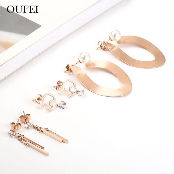 dangle & chandelier oufei rose gold drop earrings summer accessories women's fashion 2021 stainless steel jewelry bohemian, Silver
dangle & chandelier oufei rose gold drop earrings summer accessories women's fashion 2021 stainless steel jewelry bohemian, Silver