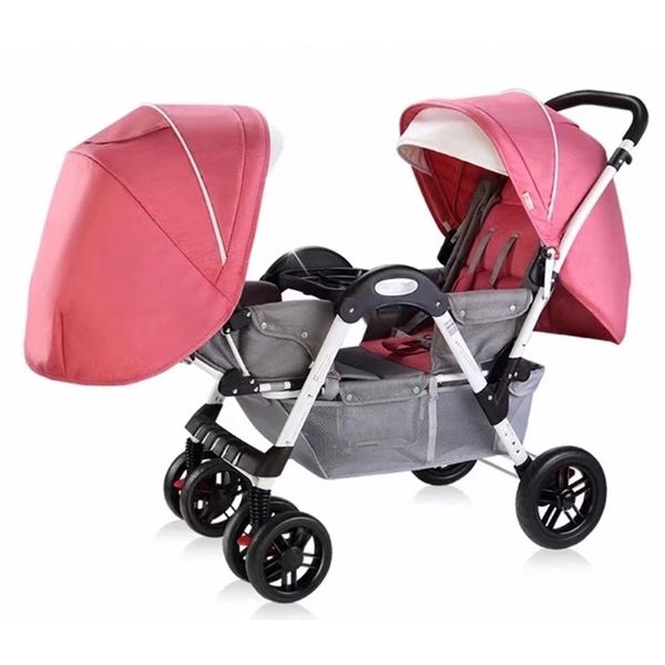 twin baby stroller baby can sit can lying double face-to-face light folding absorber folding trolley
twin baby stroller baby can sit can lying double face-to-face light folding absorber folding trolley