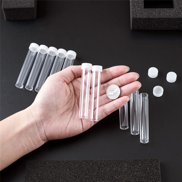 200pcs 76x13.5mm clear tube plastic bead containers box with lid for jewelry bead storage packaging nail containers mx200810, Black;white
200pcs 76x13.5mm clear tube plastic bead containers box with lid for jewelry bead storage packaging nail containers mx200810, Black;white