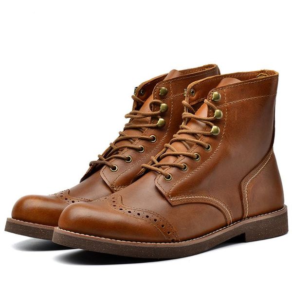 steet moto men's casual sport cow leather ankle boots autumn european american style handmade retro moto boots winter shoes 
steet moto men's casual sport cow leather ankle boots autumn european american style handmade retro moto boots winter shoes