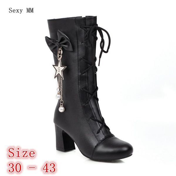 spring autumn women mid calf boots high heel woman short boots shoes small plus size 30 31 32 33 - 40 41 42 43 botas, Black
spring autumn women mid calf boots high heel woman short boots shoes small plus size 30 31 32 33 - 40 41 42 43 botas, Black