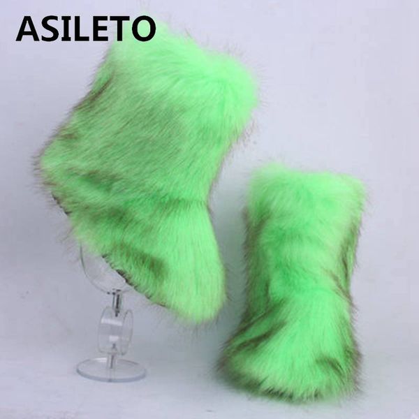 asileto furry boots winter shoes women snow boots with bag headband luxury fur winter for women high boot fur shoes, Black
asileto furry boots winter shoes women snow boots with bag headband luxury fur winter for women high boot fur shoes, Black