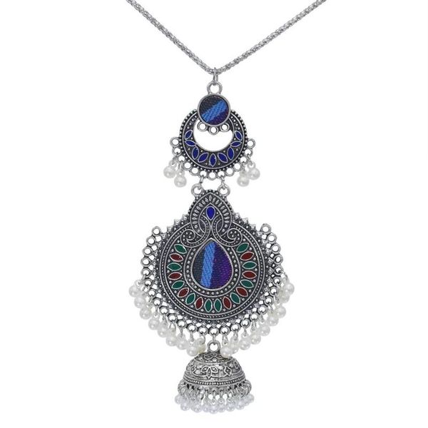vintage bohemian maxi big statement bell white beads colorful crystal tassel necklaces & pendants for women accessories jewelry, Silver
vintage bohemian maxi big statement bell white beads colorful crystal tassel necklaces & pendants for women accessories jewelry, Silver