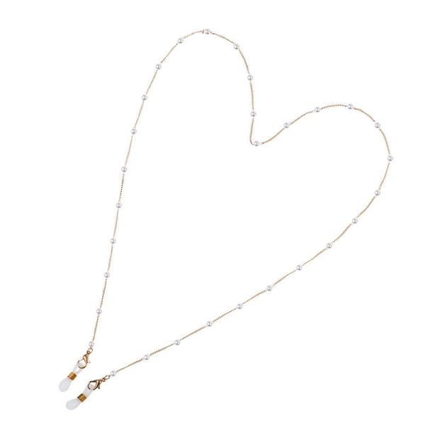 women imitation pearl necklace reading glasses chain daily long sunglasses lanyard anti lost non slip decorative accessories, Silver
women imitation pearl necklace reading glasses chain daily long sunglasses lanyard anti lost non slip decorative accessories, Silver