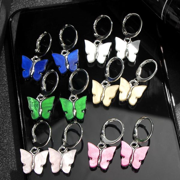 quality fashion resin butterfly drop earrings for women lovely animal insect silver color earrings girl jewelry accessories
quality fashion resin butterfly drop earrings for women lovely animal insect silver color earrings girl jewelry accessories