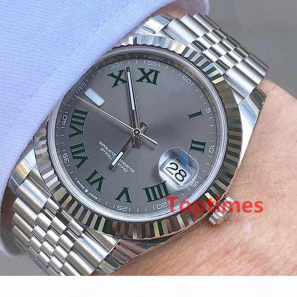 fashion men geneva watch steel roman gray dial womens luxury mechanical automatic movement mens reloj datejust watches wristwatches 126300, Slivery;brown
fashion men geneva watch steel roman gray dial womens luxury mechanical automatic movement mens reloj datejust watches wristwatches 126300, Slivery;brown