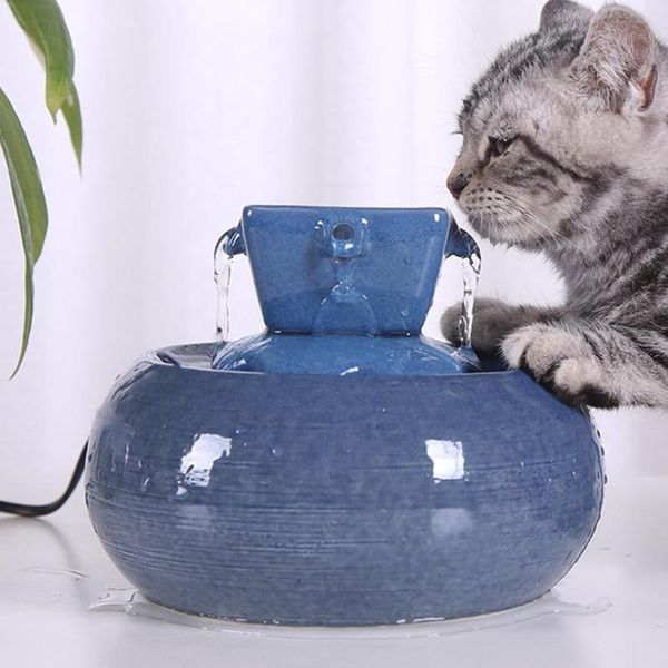 cat bowls & feeders ceramic pet bowl automatic water feeder dispenser circulating drinking fountain for supplies
cat bowls & feeders ceramic pet bowl automatic water feeder dispenser circulating drinking fountain for supplies