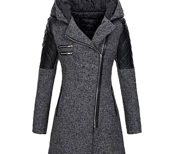 women's hooded jackets winter warm slim jacket vintage thick parka overcoat outwear zipper coat windbreaker woman outwear t190908, Black;brown
women's hooded jackets winter warm slim jacket vintage thick parka overcoat outwear zipper coat windbreaker woman outwear t190908, Black;brown