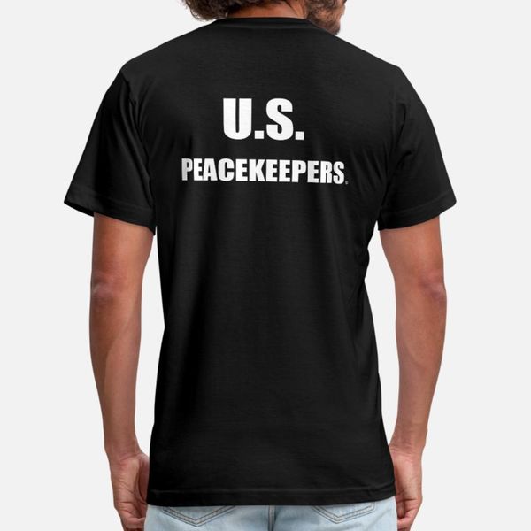 us peacekeepers t shirt men print short sleeve o-neck slim famous fashion summer style leisure shirt
us peacekeepers t shirt men print short sleeve o-neck slim famous fashion summer style leisure shirt