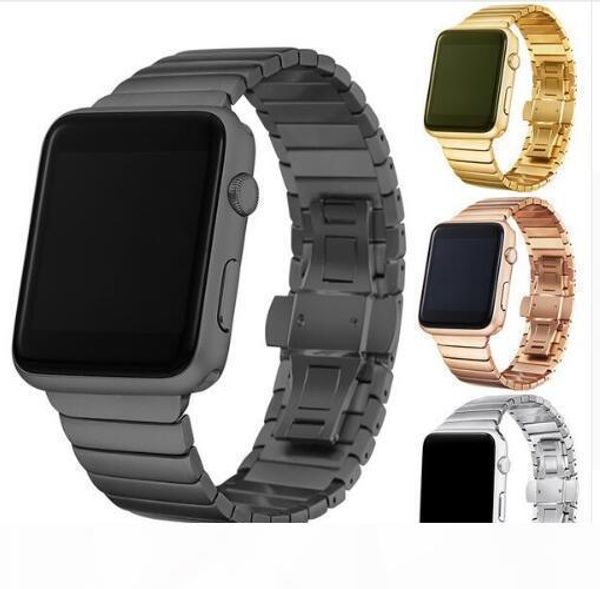 luxury stainless steel for iwatch band series 4 3 2 1 stainless metal strap for apple watch 42mm 38mm 40mm 44mm watchband t190620, Black;brown 
luxury stainless steel for iwatch band series 4 3 2 1 stainless metal strap for apple watch 42mm 38mm 40mm 44mm watchband t190620, Black;brown