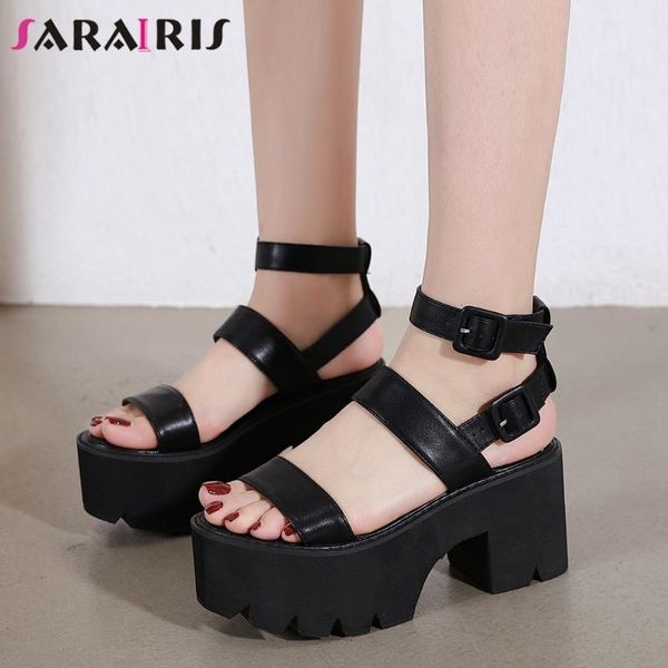 sarairis high heels summer sandals new trendy brand buckle strap rome sandals women high platform gladiator shoes woman, Black
sarairis high heels summer sandals new trendy brand buckle strap rome sandals women high platform gladiator shoes woman, Black