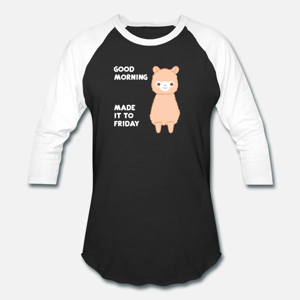 lama lama good morning friday t shirt men customize cotton s-xxxl formal graphic funny casual summer style cool shirt
lama lama good morning friday t shirt men customize cotton s-xxxl formal graphic funny casual summer style cool shirt