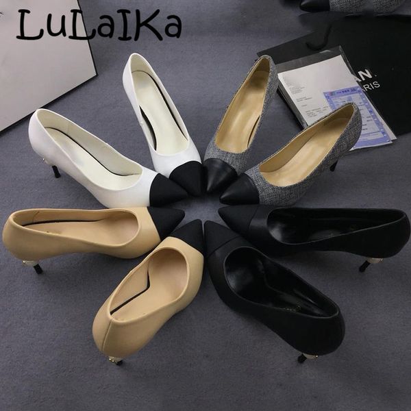 2020 new brand pointed toe pearl pumps mules slingback high heels fashion runway spell color wedding party woman high heels 9 cm, Black
2020 new brand pointed toe pearl pumps mules slingback high heels fashion runway spell color wedding party woman high heels 9 cm, Black
