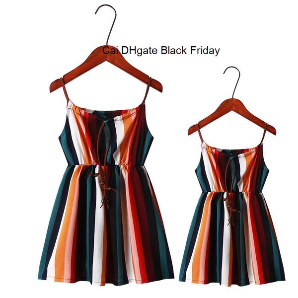 new family match beach dresses for mother daughter summer clothing girls european style striped strap dress women long dresses, Blue
new family match beach dresses for mother daughter summer clothing girls european style striped strap dress women long dresses, Blue