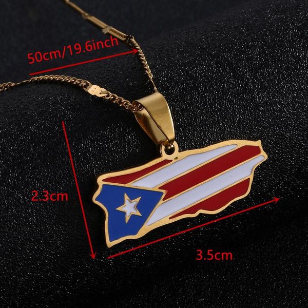 stainless steel trendy enamel puerto rico map pendant necklace puerto ricans map charm jewelry, Silver
stainless steel trendy enamel puerto rico map pendant necklace puerto ricans map charm jewelry, Silver