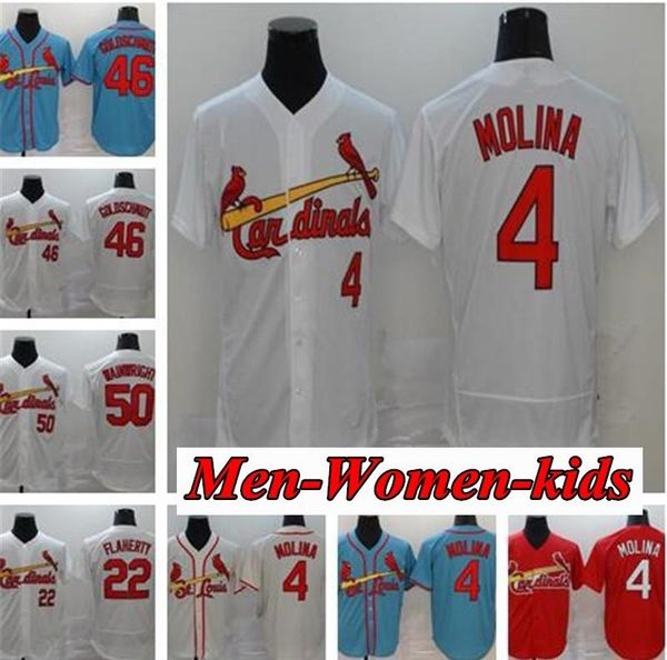 2020 men women kids 4 yadier molina 46 goldschmiot light blue white alternate 2020 jersey 22 robinson cano baseball jersey, Blue;black
2020 men women kids 4 yadier molina 46 goldschmiot light blue white alternate 2020 jersey 22 robinson cano baseball jersey, Blue;black