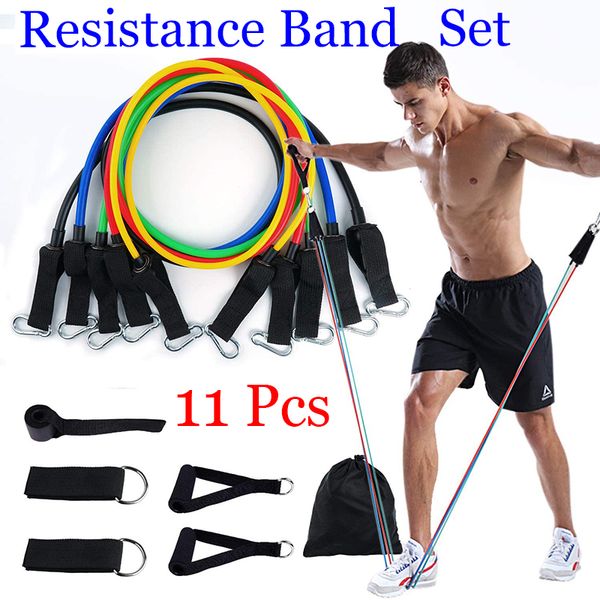 resistance bands 11pcs band set pull rope exercise sports yoga belt elastic fitness training 150 lbs tube kit
resistance bands 11pcs band set pull rope exercise sports yoga belt elastic fitness training 150 lbs tube kit