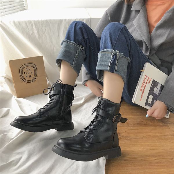 fashion pu platform shoes women's autumn boots woman 2020 new ankle boots for women shoes ladies booties chaussure femmes bottes, Black
fashion pu platform shoes women's autumn boots woman 2020 new ankle boots for women shoes ladies booties chaussure femmes bottes, Black