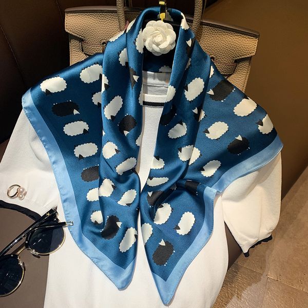 fashion kerchief silk neck scarves for women small shawls printed satin hair scarf female 70cm*70cm square bag scarfs for ladies, Blue;gray
fashion kerchief silk neck scarves for women small shawls printed satin hair scarf female 70cm*70cm square bag scarfs for ladies, Blue;gray