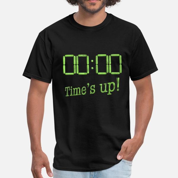 time is up digital watch t shirt men custom short sleeve plus size 3xl gents fit comical summer outfit shirt
time is up digital watch t shirt men custom short sleeve plus size 3xl gents fit comical summer outfit shirt