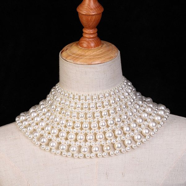 fashion new gorgeous beautiful gold plated handmade twisted cream pearl necklace women's gift jewelry set bridal necklace dubai design, White
fashion new gorgeous beautiful gold plated handmade twisted cream pearl necklace women's gift jewelry set bridal necklace dubai design, White