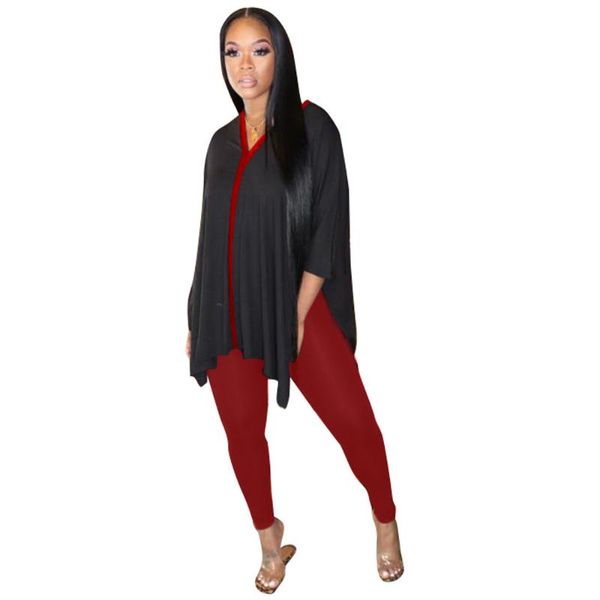 2020 autumn women set solid long style loose t shirt full-length pants casual outfits, Gray
2020 autumn women set solid long style loose t shirt full-length pants casual outfits, Gray