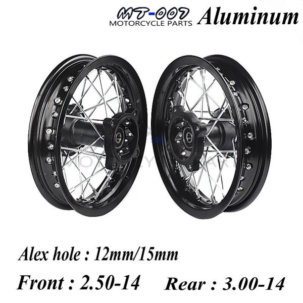 motorcycle wheels & tires off road 14" inch dirt pit bike front rear set 2.50-14"3.00-14" alloy rim for kayo bse apollo xmoto
motorcycle wheels & tires off road 14" inch dirt pit bike front rear set 2.50-14"3.00-14" alloy rim for kayo bse apollo xmoto