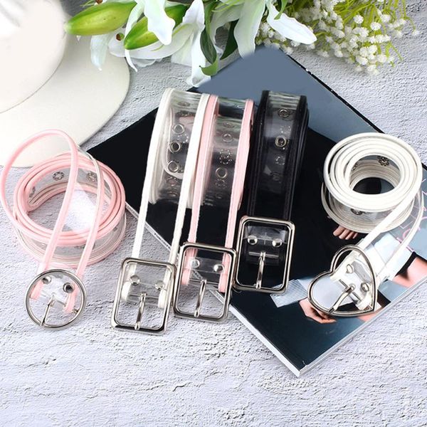 2020 new women's belt cute transparent pvc long belts for women white waistband fashion punk metal heart buckle jeans belt, Black;brown
2020 new women's belt cute transparent pvc long belts for women white waistband fashion punk metal heart buckle jeans belt, Black;brown