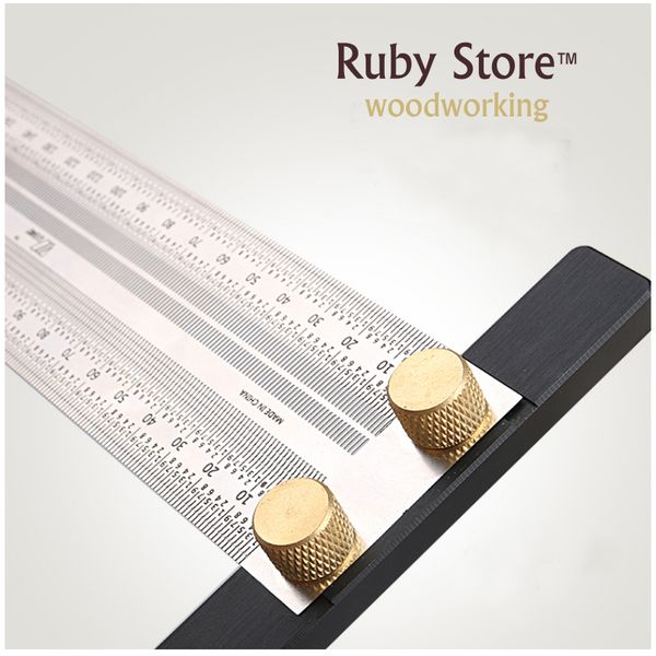 w-new t-square precision marking ruler, t-rule, fine woodworking