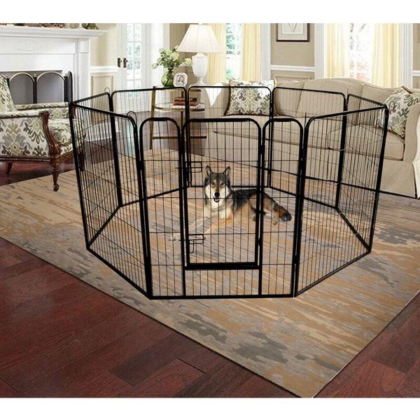 us stock folding metal exercise pen/pet playpen,8-panel heavy duty large dog fence, cat puppy pet exercise playpen indoor outdoor w24101525
us stock folding metal exercise pen/pet playpen,8-panel heavy duty large dog fence, cat puppy pet exercise playpen indoor outdoor w24101525