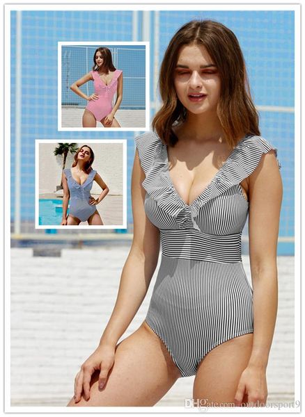 v шея backless ruffled новых сексуальный ретро полосатый пляж ткань 1piece push up проложенной высокая талия купальники женщина монокини куп
v шея backless ruffled новых сексуальный ретро полосатый пляж ткань 1piece push up проложенной высокая талия купальники женщина монокини куп