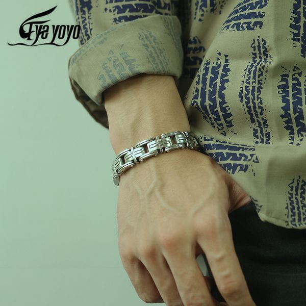eyeyoyo polished mens bracelet stainless steel 316l cross bracelet bangle, Black
eyeyoyo polished mens bracelet stainless steel 316l cross bracelet bangle, Black