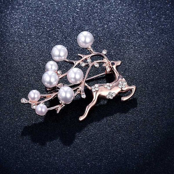 elk women brooch pin pearl crystal reindeer brooch animal christmas jewelry coat sweater accessories gift ornament direct, Gray
elk women brooch pin pearl crystal reindeer brooch animal christmas jewelry coat sweater accessories gift ornament direct, Gray
