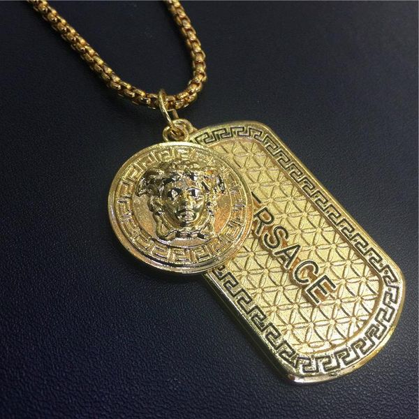 original 18k real gold necklace tag pendant human head double pendant hip hop statement necklace jewelry wholesale f, Silver
original 18k real gold necklace tag pendant human head double pendant hip hop statement necklace jewelry wholesale f, Silver
