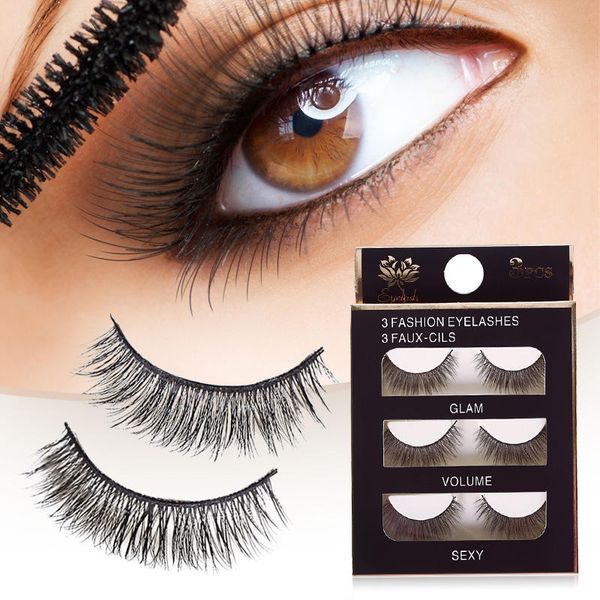 false eyelashes 3 pairs 3d mink lashes natural dramatic volume fake makeup eyelash extension tool
false eyelashes 3 pairs 3d mink lashes natural dramatic volume fake makeup eyelash extension tool