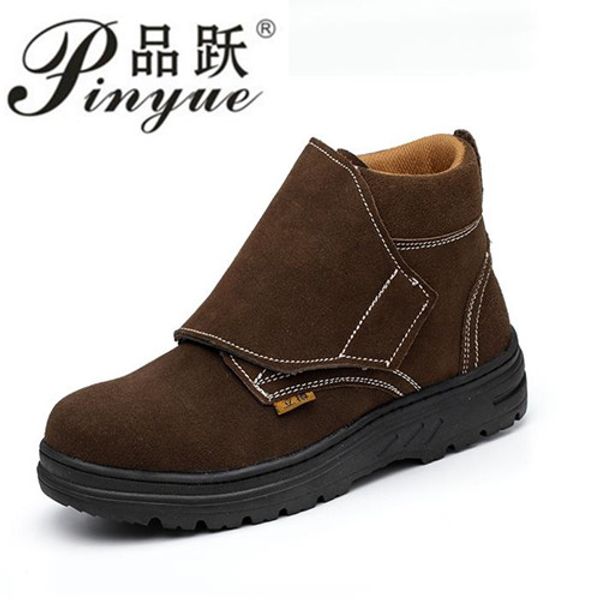 work electric welder genuine leather safety anti-puncture anti-smashing men safety shoes steel toe work shoes flats, Black
work electric welder genuine leather safety anti-puncture anti-smashing men safety shoes steel toe work shoes flats, Black