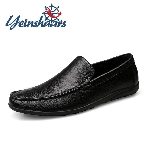 loafers mens shoes genuine leather business dress shoes classic flat designer casual soft, Black
loafers mens shoes genuine leather business dress shoes classic flat designer casual soft, Black