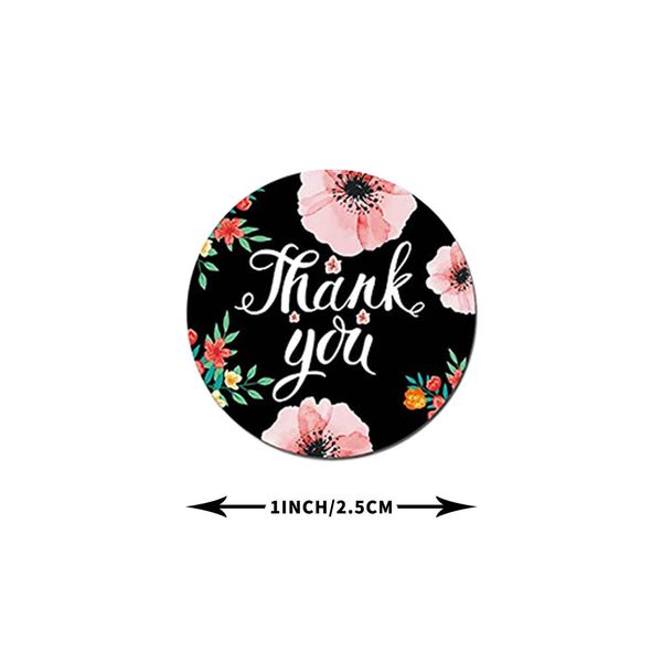 500pcs round floral thank you stickers 1inch for wedding favors and party handmade stickers envelope seal stationery sticker
500pcs round floral thank you stickers 1inch for wedding favors and party handmade stickers envelope seal stationery sticker